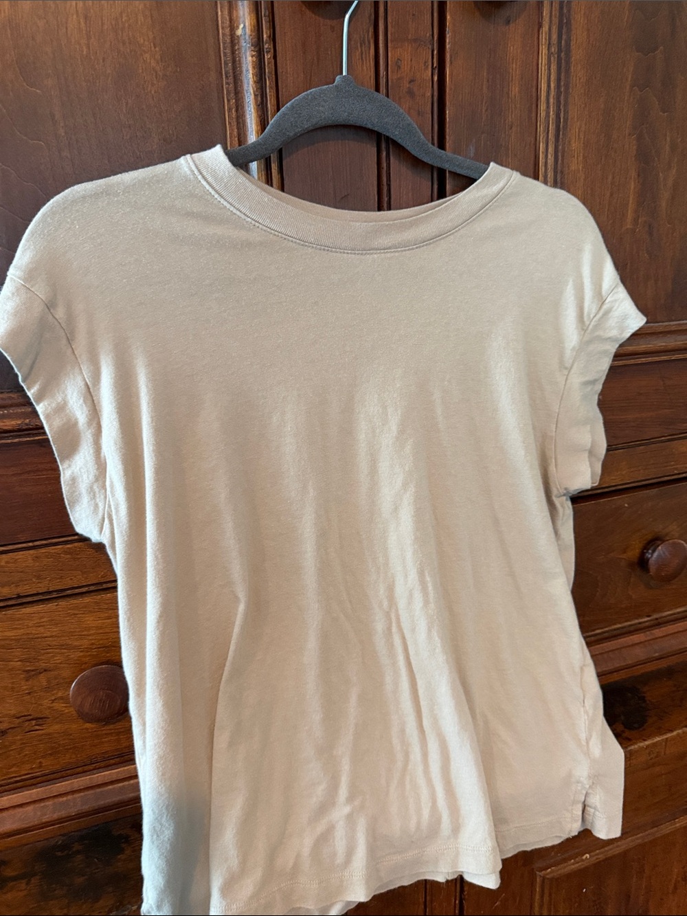 a new day Short Sleeve Crew Tee in Light Tan
